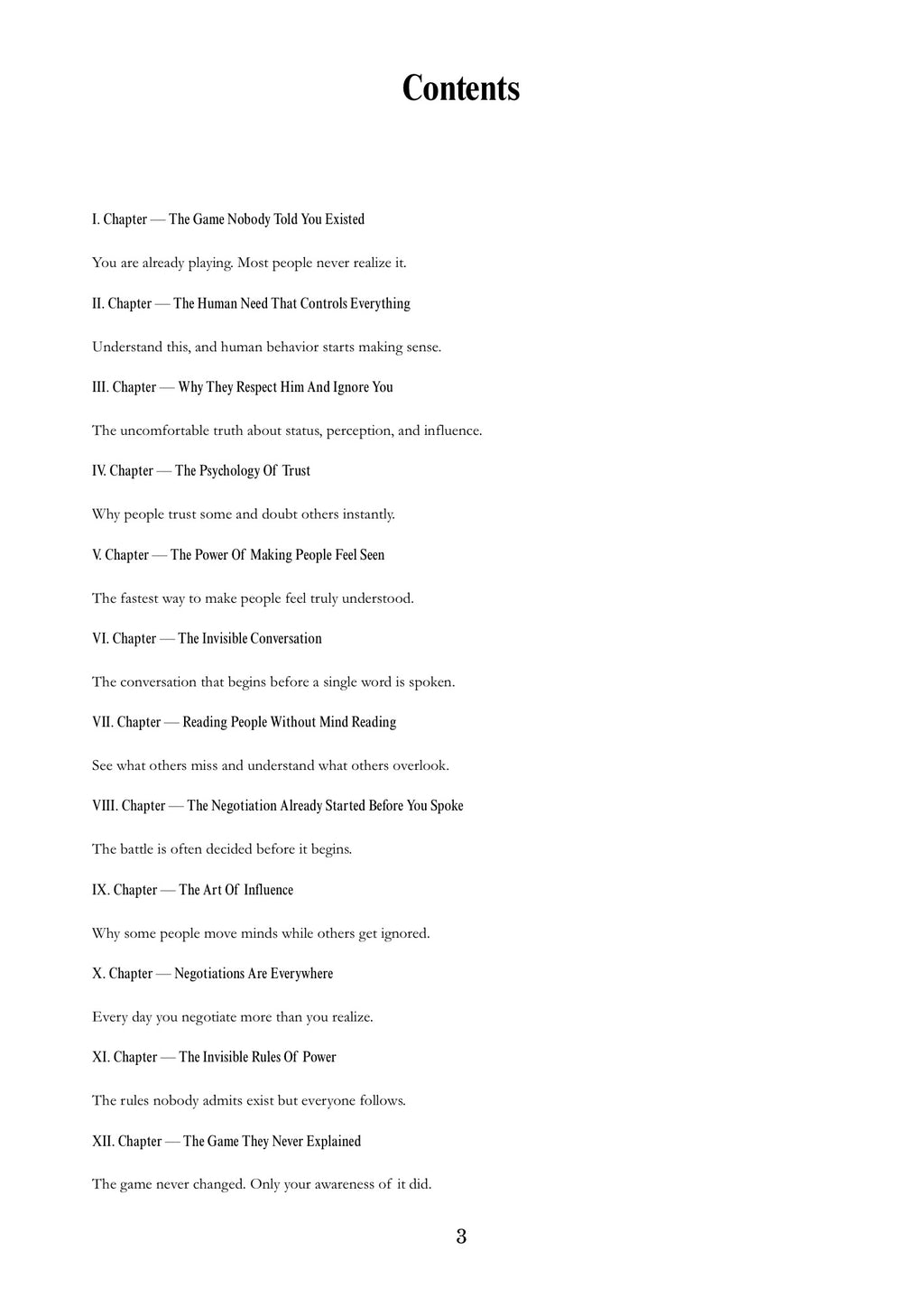 The Game They Never Explained E-Book