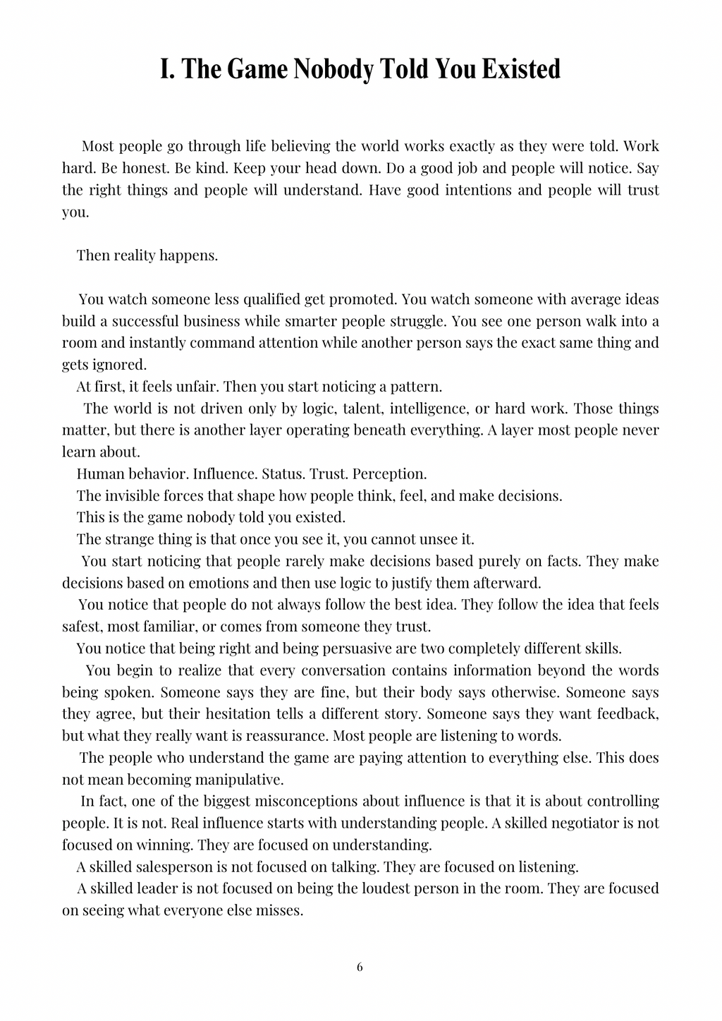 The Game They Never Explained E-Book
