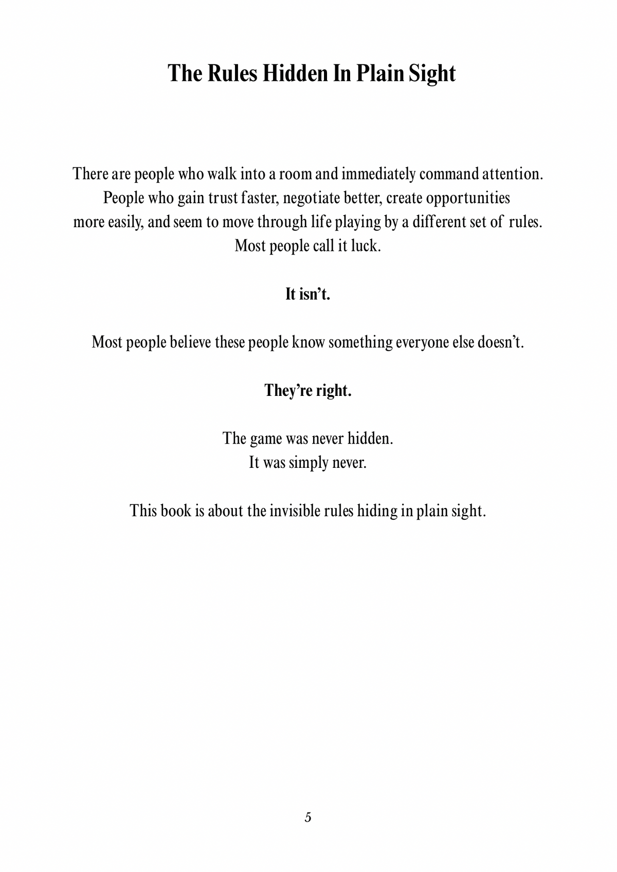 The Game They Never Explained E-Book